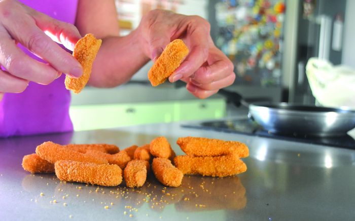 Empanado de frango da marca Seara  foi o alimento com o maior número de agrotóxicos identificados
(fotos: franciele marcon)