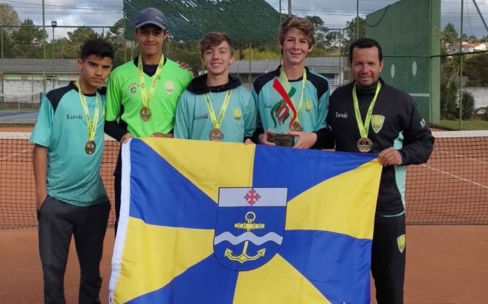 Equipe masculina de Itajaí teve quatro atletas
(foto: divulgação)