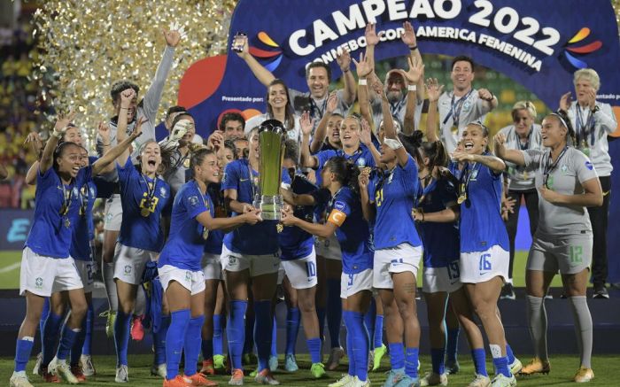 Seleção bateu a Colômbia por 1 a 0 na final, na casa da adversária Foto: Divulgação
