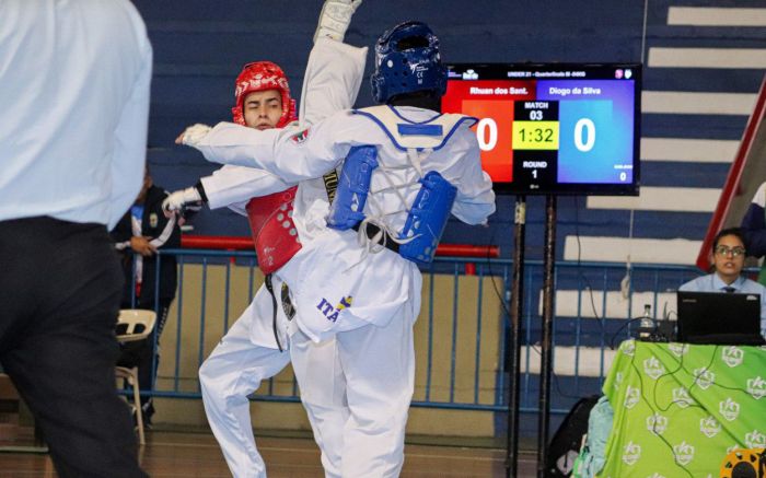 Atleta Diogo da Silva Muniz em combate