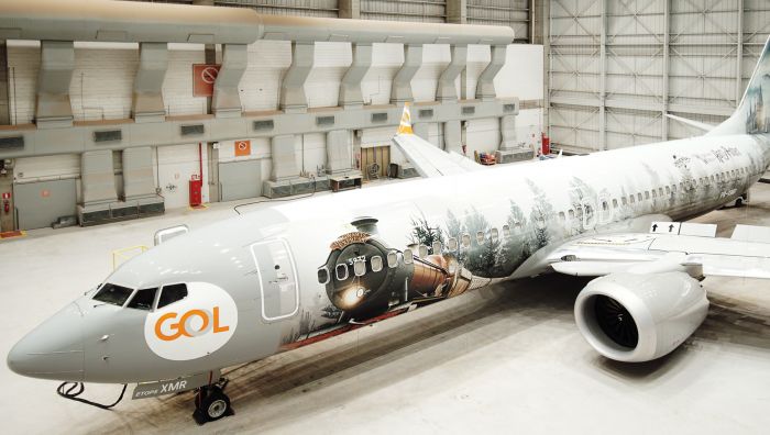 Interior do avião é especial para encantar os fãs em todas as etapas da jornada
Foto: Divulgação