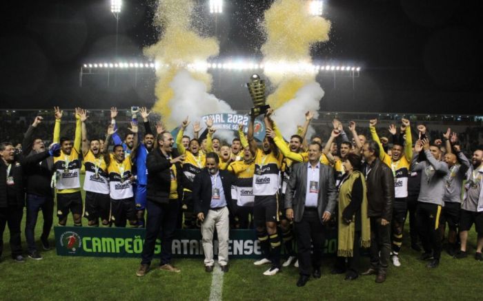 Criciúma fez a festa com 11 mil torcedores no estádio. Foto: Divulgação/FCF