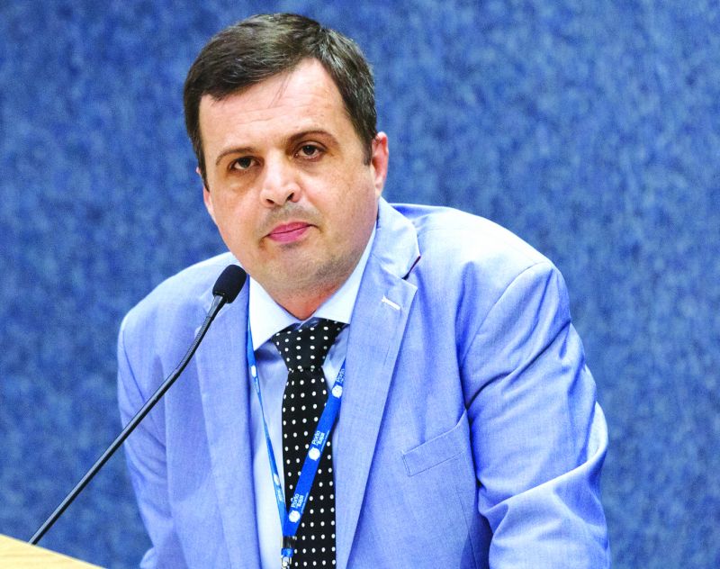 Fábio da Veiga, superintendente do Porto de Itajaí, prestou esclarecimentos aos vereadores  