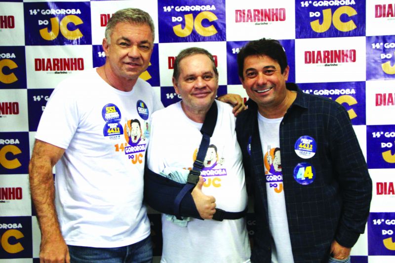 Gean Loureiro e Márcio Dedé do União Brasil