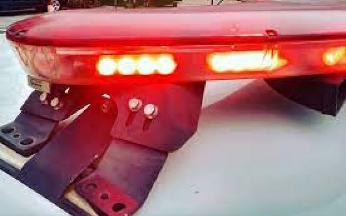 Caroneira de bike foi atendida pelo Samu e bombeiros Foto: Reprodução