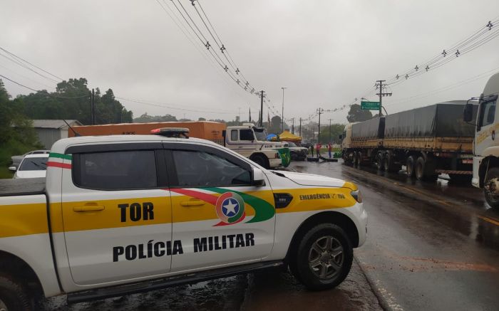 Sete trechos na região de Itajaí têm registro de protestos (Foto: Divulgação)