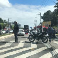 Urgente: vítima de acidente de moto morre durante manobras de ressuscitação 