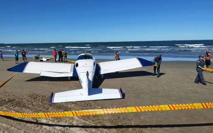 Monomotor estava com dois tripulantes a bordo
(foto: divulgação)