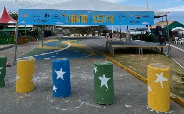 Espaço livre promete ser o point dos jogos 
(foto: divulgação)