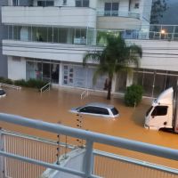 Itajaí é a cidade com maior volume de chuva em SC