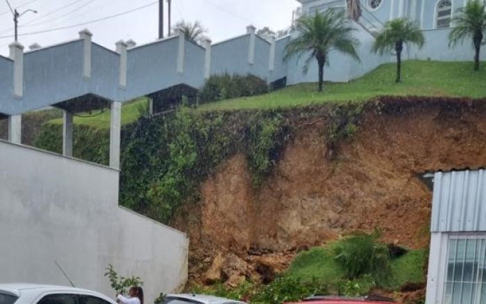 Região rural foi atingida por tromba d´água (Foto: Divulgação)