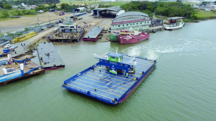 Em 2022 a empresa atendeu contratos com o governo do Paraná com a reforma de ferry-boats  (foto: Fabrício Pitella)