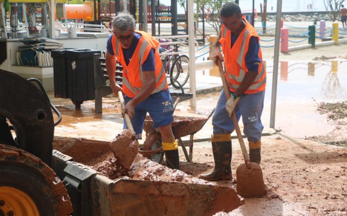 Alagamentos atingiram novamente diversas vias da cidade Foto: Divulgação