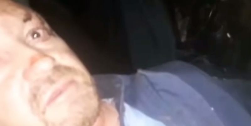 José Altair gravou vídeo na cabine do caminhão acidentado antes de ser resgatado