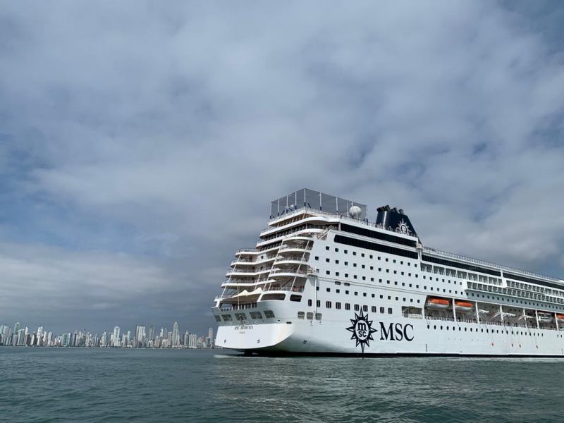 BC recebeu primeira escala do MSC Armonia