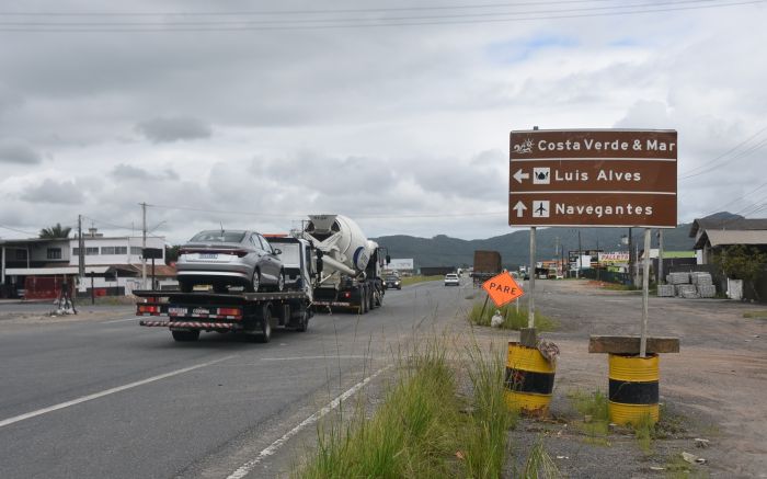 BRs 470, 280 e 282 ainda terão ações pra recuperação dos estragos da chuva (Foto: João Batista)