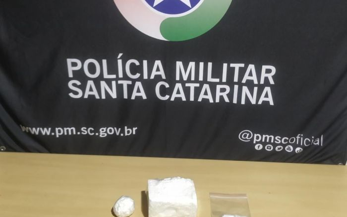 PM apreendeu 482,7g de cocaína Foto: Divulgação
