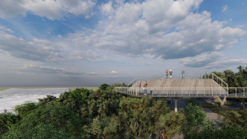 Novo mirante terá mais visibilidade, estrutura e segurança