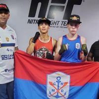 Lutadores de Itajaí na Copa SC de Boxe