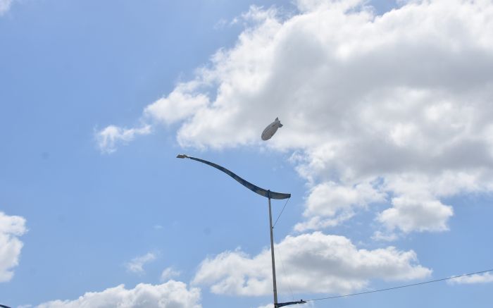 Aeronave participou de um evento em Porto Alegre (Foto: João Batista)