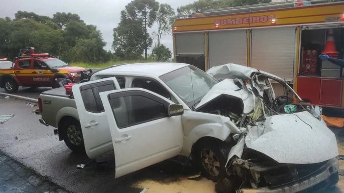 Seis pessoas foram levadas com ferimentos para o hospital (Foto: Corpo de Bombeiros)