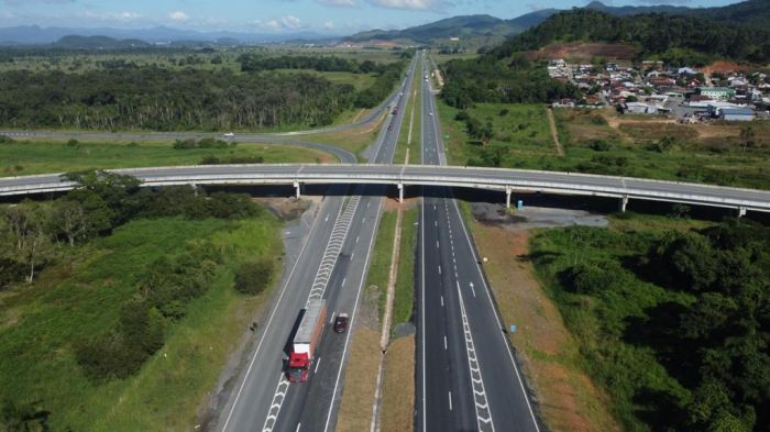 Trechos foram entregues em Navegantes, Ilhota, Gaspar e Indaial
(Foto: Divulgação)