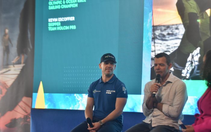Torben Grael destacou a importância da participação de cada um pra evitar lixo no mar (foto: João Batista)