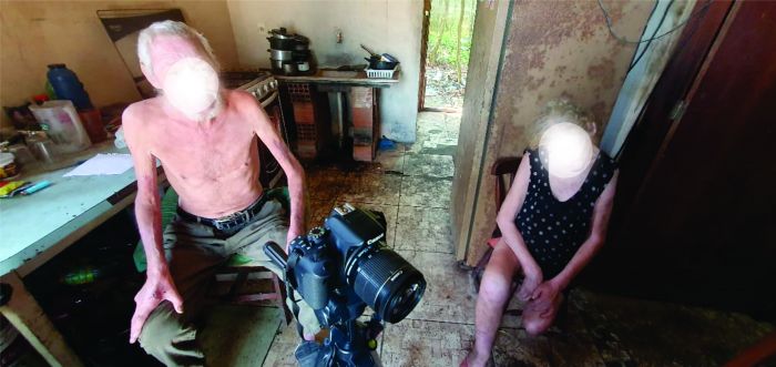 Moradores vizinhos defendem internação. Situação é degradante / Rádio Marazul