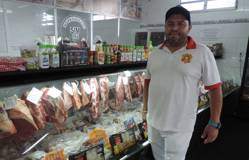 Antonio chegou a fazer protesto contra à alta da carne em 2019