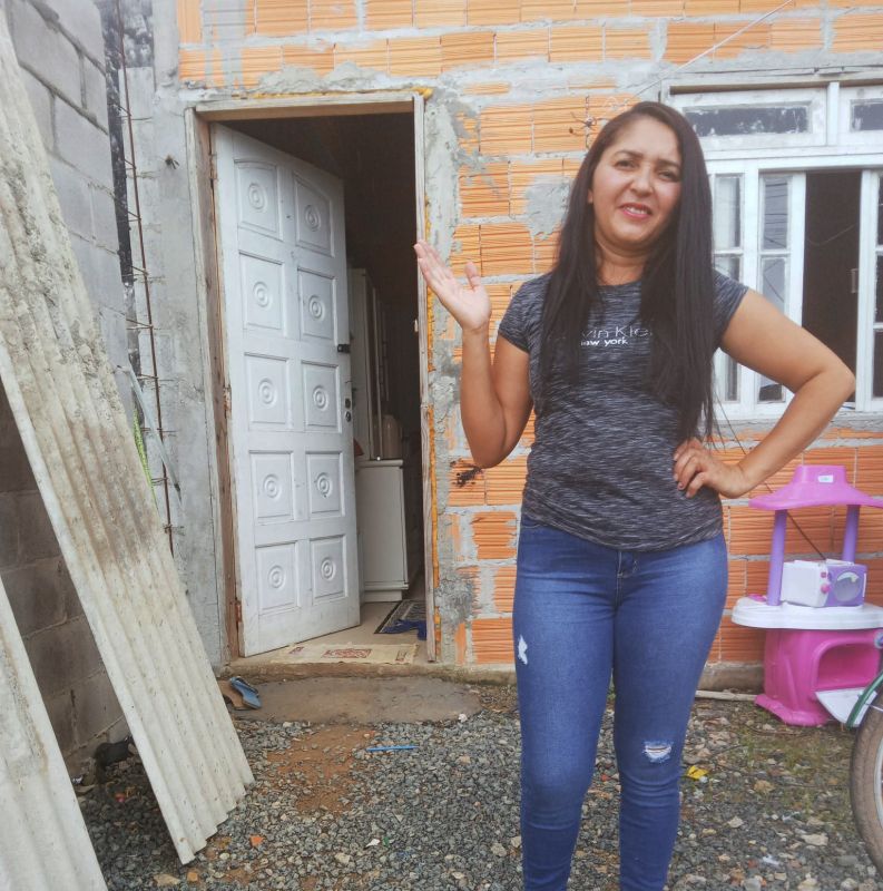 Depois de ser humilhada pelo dono da casa, Nilda decidiu comprar um terreno 