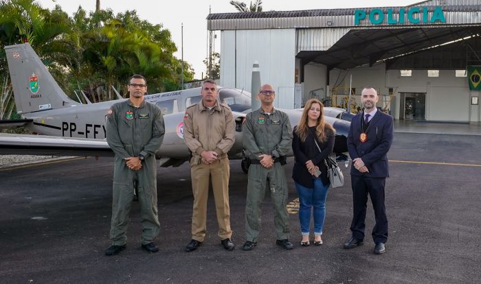 Avião que  traz menino de São Paulo pra Santa Catarina já decolou (Foto: Divulgação)