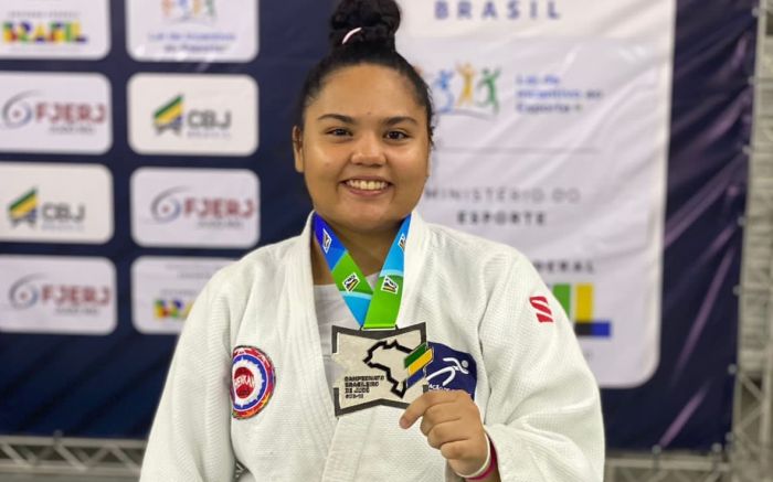Gabriela Naomi é a quinta colocada do ranking brasileiro
Foto: Divulgação/Henkan Judô