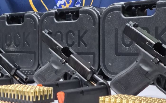 Agentes passaram por teste de tiros  pra usar pistolas
 (Foto: Divulgação)