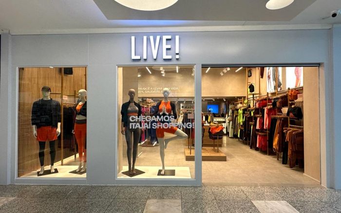 Live! chega para reforçar mix do empreendimento com peças esportivas
(foto: divulgação)