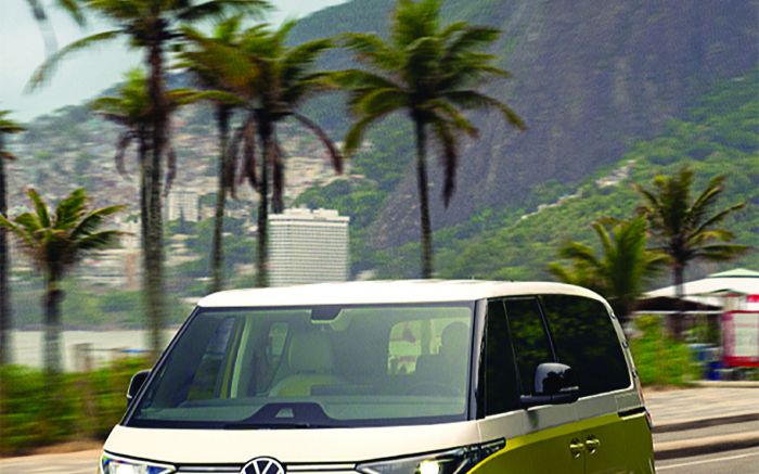 Nova Kombi funciona com bateria elétrica  (foto: divulgação)