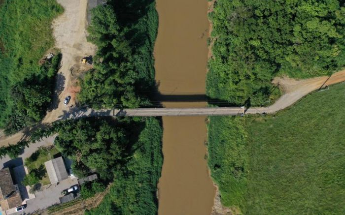Travessia facilita a ligação entre Itajaí, Brusque e Gaspar (Foto: Divulgação)