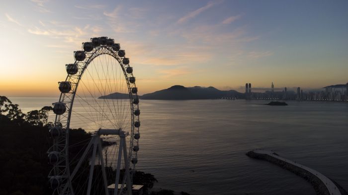 FG Big Wheel comemora o aniversário de Balneário Camboriú (Foto:  Divulgação)