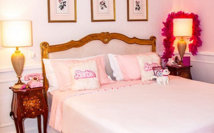 Hotel de SC oferece “Suíte da Barbie” com diária a partir de R$ 2 mil (Fotos: Divulgação)
