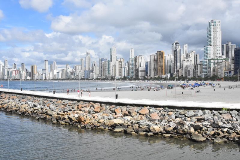 Redução populacional prejudicou Balneário Camboriú (foto: João Batista)