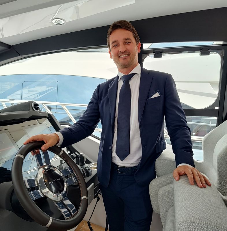 Gustavo Hoffmann, gerente comercial da Azimut Yachts   