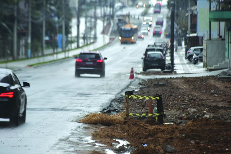 Binário da Brava segue em obras  