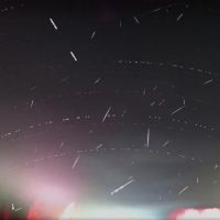 Quase 400 meteoros cruzaram o céu de SC