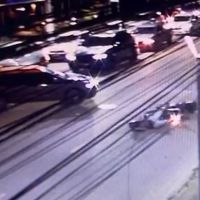Acidente entre carro e moto na Nereu Ramos
