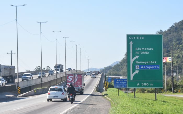 Mudança vale para o trecho da BR 101 entre Floripa e Curitiba (Foto: Arquivo)
