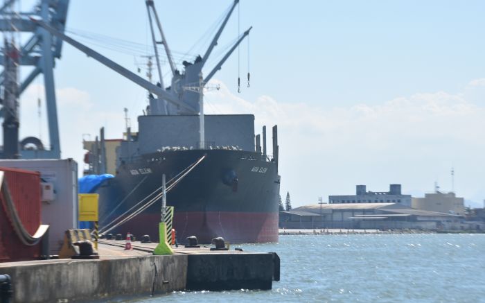 Porto de Itajaí não movimenta contêiner desde o início do ano (Foto João Batista)