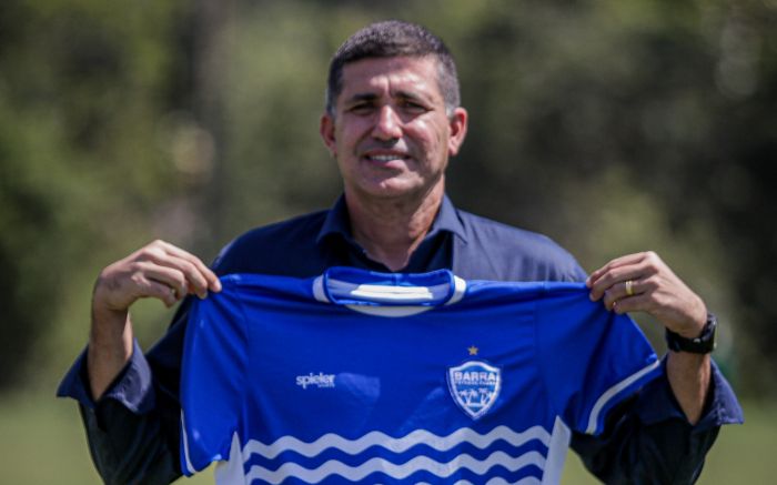 Barra será o primeiro time que Eduardo comanda em Santa Catarina
Foto: Thiago Vasconcelos/Barra