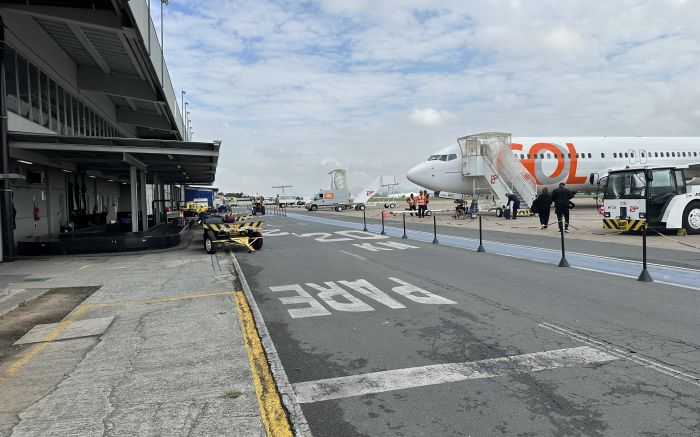GOL cancela todas as operações no Aeroporto de Navegantes após