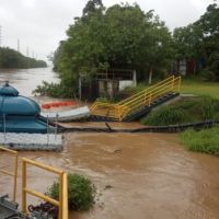 Semasa alerta para risco de falta de água em Itajaí e Navegantes 