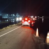 BR 470 tem sete pontos de restrição até a manhã de sábado;  um em Navegantes 