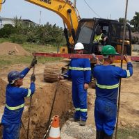 Águas de Penha avança com obras da rede de esgoto na cidade